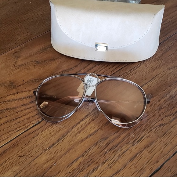 Chloe Aviator Sunglasses - Picture 2 of 6